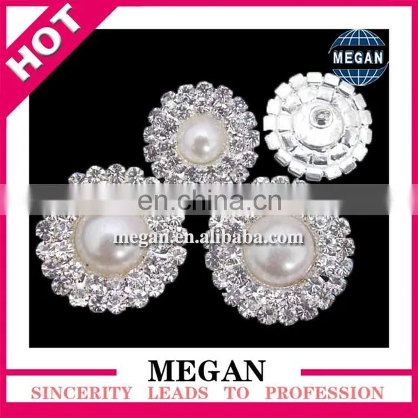 New Arrival Decorative Crystal Acrylic Buttons Metal Rhinestone Button for Wedding Garment Accessories photo-3