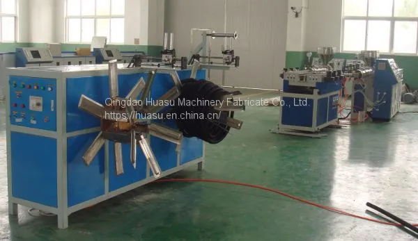 High Quality HDPE Single Wall Corrugated Pipe Extrusion Line Machinery photo-2
