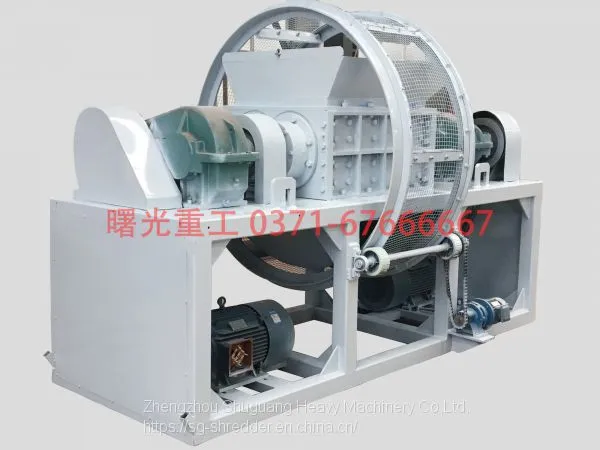 Double Shaft Shredder for Shredding Metal Plastic Paper photo-2