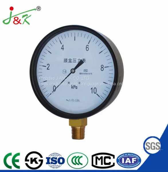 150mm Capsule Manometer Pressure Gauge With Stainless Steel photo-5