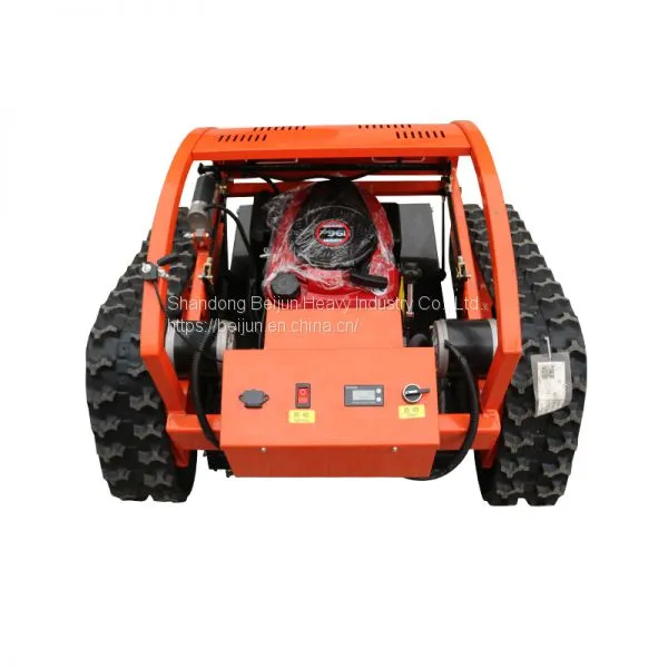 Crawler Remote Control Mini Lawn Mower Garden Use Grass Cutter Machinery