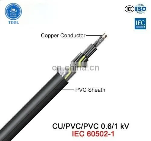 Multi-core 0.6/1kV Copper Conductor PVC Insulated PVC Sheathed NYY Control Cable photo-2