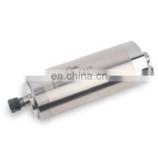 High Quality 800W AC Spindle Motor Kits 0.8KW 4 Bearing Water Cooled Spindle + 1.5KW 220V Inverter + Pump+Pipe photo-2