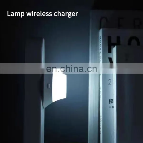 Lamp With Wireless Charging High Efficlency Wireless Charging For Iphone Smart Watch Mobile Phones Charging Station photo-3