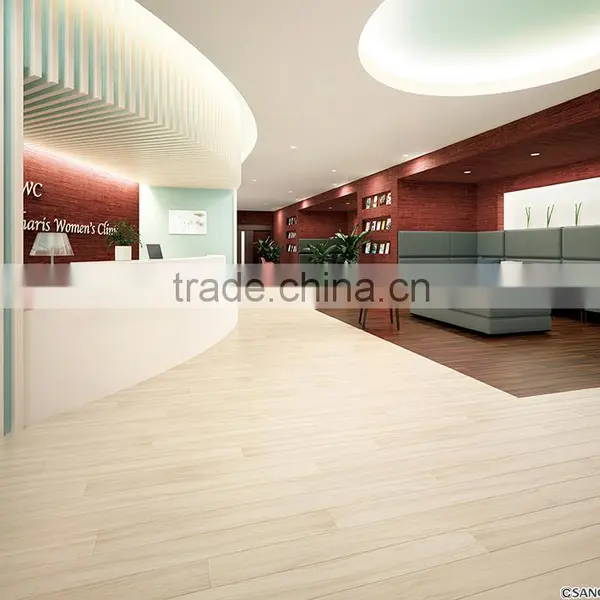 High Quality Japanese Hygienic Vinyl Flooring Hospital Grade in Wood Look