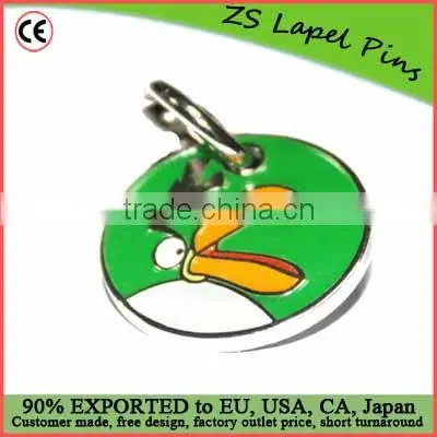 Custom Enamel Trolley Coins Keyring for Sale