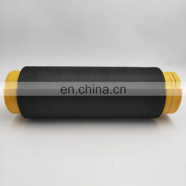 AA Grade Polyester Yarn 150D/48F Dty Semi-dull Black Polyester Filament Dty 150/48 /0 photo-4