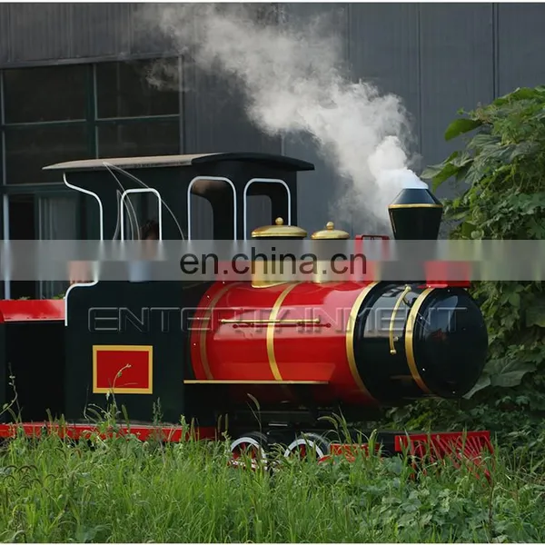 China Manufacturer Luxury Outdoor Railway Amusement Park Steam Train for Sale photo-2