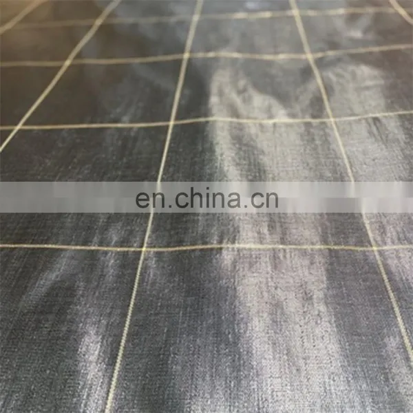 Factory Direct Selling 90gsm Black PP Anti Grass Mat Cloth Woven Ground Cover for Agricultural Protection photo-3