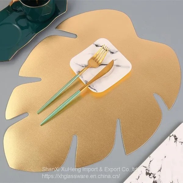 Creative PVC Turtle Leaf Insulation Placemats Anti-scald Waterproof Non-slip Tableware Table Mats