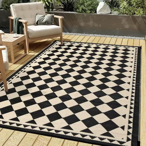 Wholesale Travel Garden Reversible Terrace Camping Carpet Flooring Outdoor