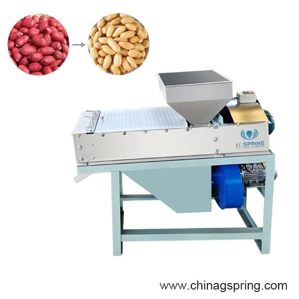 Industrial Dry Peeler Machine Nuts Peeling Machine Automatic Nuts Peanut Skin Removing Machine for Food Processing