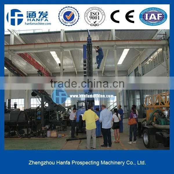 High-praised Rig!Durable!Easy to Operate!hydraulic System! HF300Y Crawler Type Civil Engineering Drilling Rig photo-4
