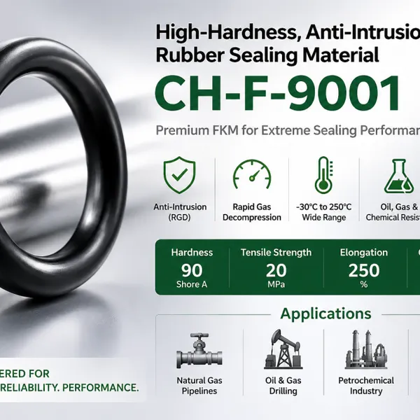 CH-F-9001 Fluororubber Seal | High-Hardness Anti-Inflation Material