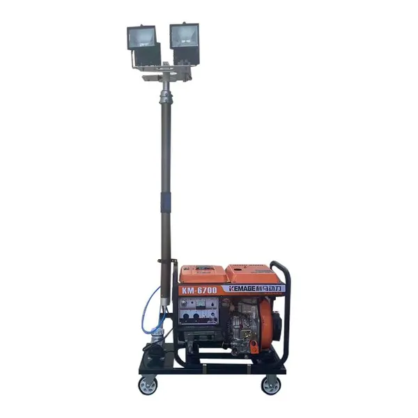 Diesel Generator Powered Mobile Telescopic Lighting Tower for Construction Outdoor Use photo-3