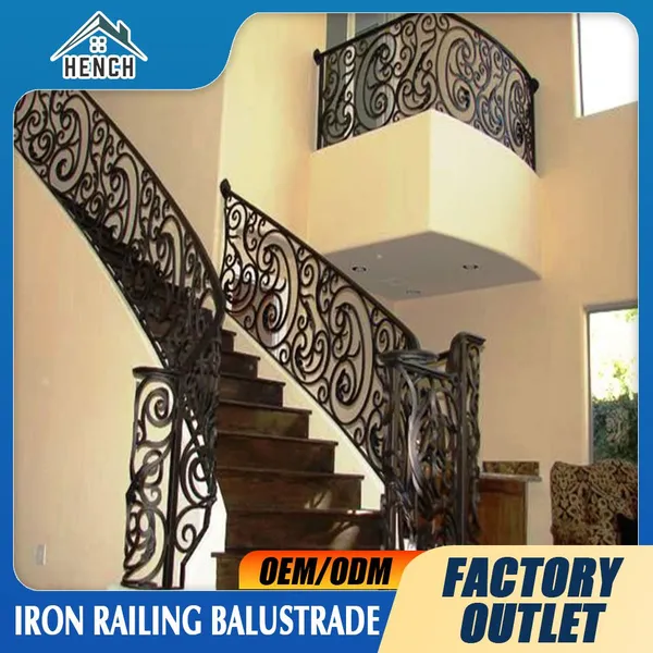 Custom Made Wrought Iron Railing Balcony Balustrades photo-4