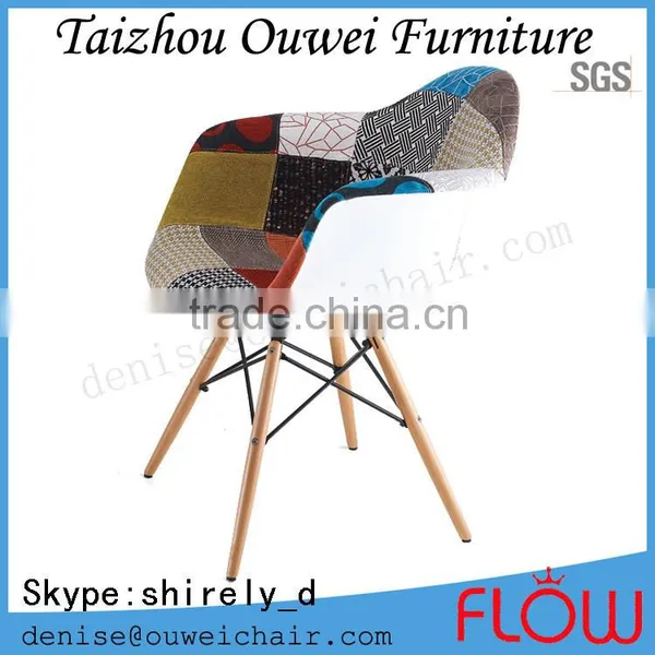 Italy Design Upholstery Fabric Dining Chair photo-2