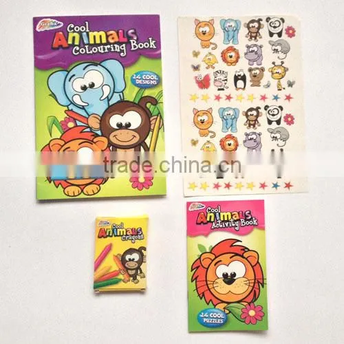 Popular Kids Coloring Book With Crayons photo-6