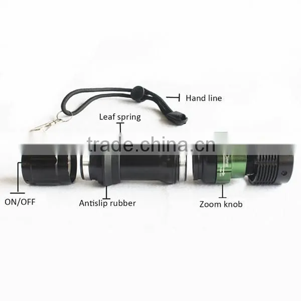 YT-1802 Flashlight 18650 Rechargeable Battery 3.7V Rechargeable LED Flashlight photo-5