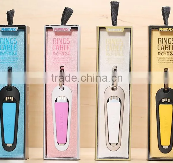 Remax New Product Ring Lock Usb Charging Sync Data Cable for IPhone 5/5s/6/6s photo-2