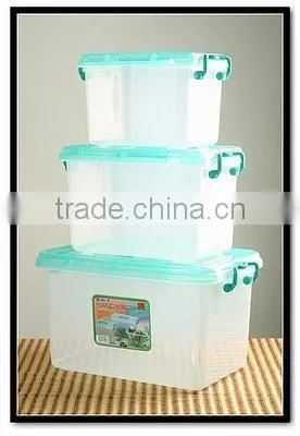 Transparent Storage Box (with Lock-up Handle)