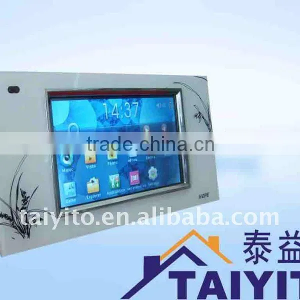Home Automation Touch Screen Background Music Digital Photo Frame/Remote Control