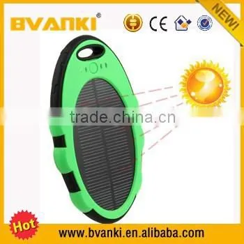 High Capacity 5000mAH Portable Solar Charger Power Bank Solar Energy Power Bank for Mobile Phones photo-3