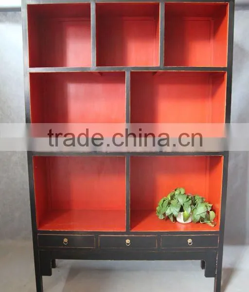Chinese Antique Solid Wood Display Cabinet