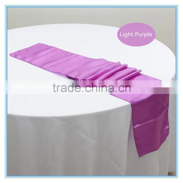 OEM Factory Hot Selling Elegant Wedding Party Use Satin Table Runners photo-4