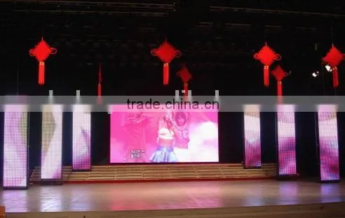Quick Installation Grid Cabinet Led Video Curtain Display/Indoor HD P5mm Led Stage Curtain Display photo-2