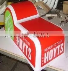 3D Vacuum Forming Red PMMA Lightbox photo-6