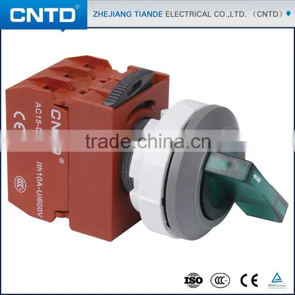CNTD Hot Selling Stay Put Type 22mm 2 Position Push Button Rotary Switch (C2SNL-F2) photo-4