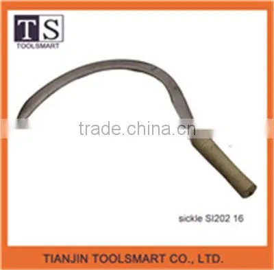 Steel Grass Tooth Sickle 34cm With Wooden Handle on Hot Sale photo-5
