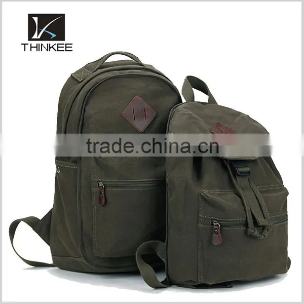 China Backpack Wholesaler High Quality Canvas Backpack Bag photo-3