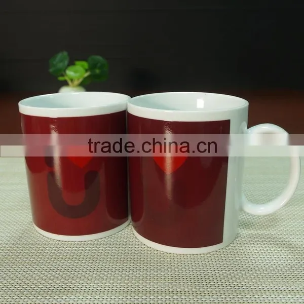 11oz Matt Finishing Ceramic Magic Mug With Customized Printing Cup by Yrbs photo-3