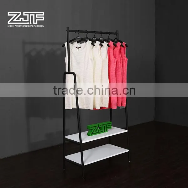 ZJF Hot Sale Simple Metal Stainless Steel Display Rack photo-2