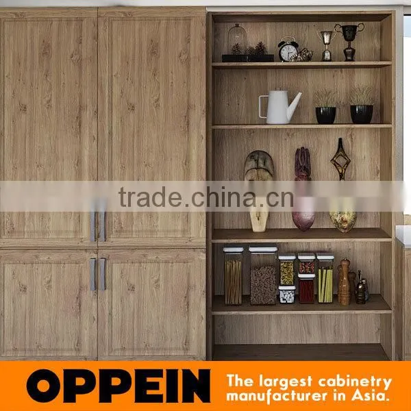 Custom Modern PVC Wooden Kitchen Furniture photo-3