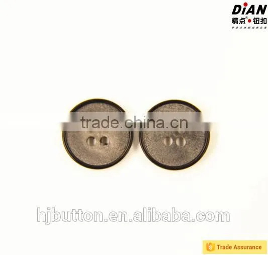 2016 DIAN Vintage Style Frosted Effect Real Horn Shirt Button photo-2