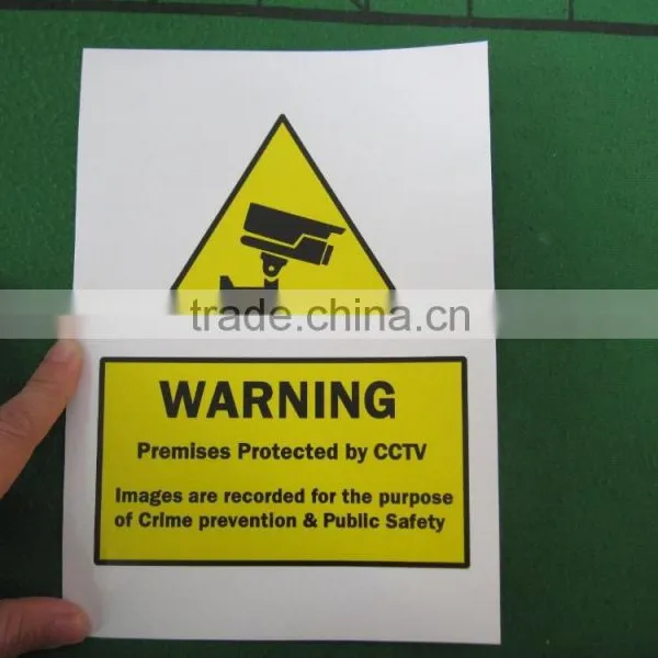 Self Adhesive Warning Sticker (M-W005)