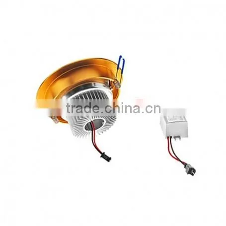 LED Downlight 5W High Power Cool White-Golden Round LED Panel Down Light photo-3