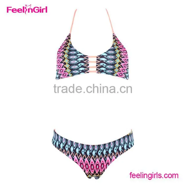Sexy Handmade Swimsuit Brazilian Bikini 2016 Crochet Bathing Suit Swimwear Women photo-2