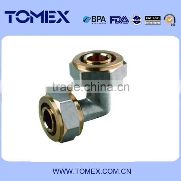Flexible Tee Pex al Pex Pipe and Fittings Brass Connector