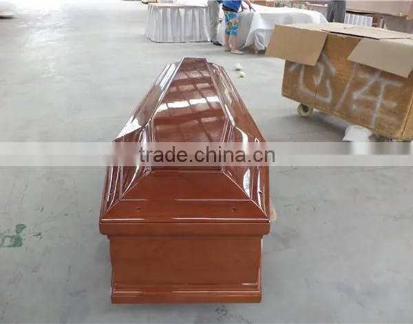 Wholesale Popular American Style Cheap Wood Coffin From China photo-3