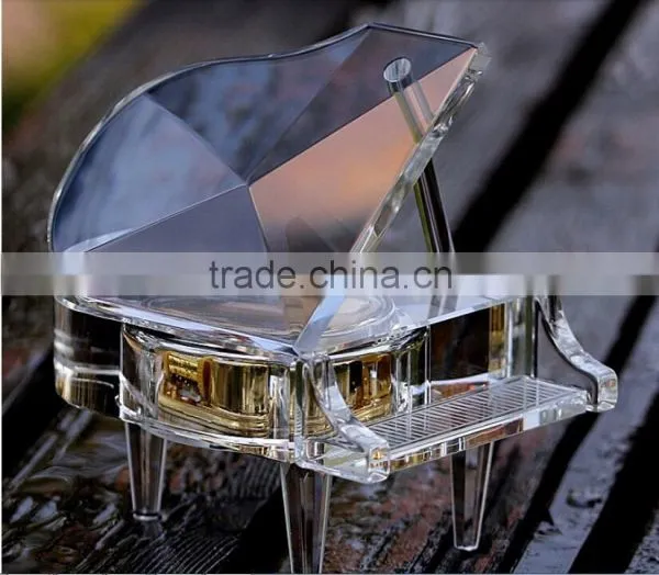 Crystal Music Piano Creative Gift Boyfriend Give to Girlfriend Wife Bestfriend Surprised Birthday Gift