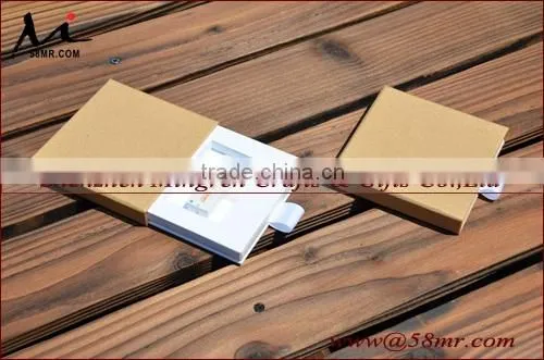 Drawer Kraft USB Flash Drive Gift Box With Elastic photo-2