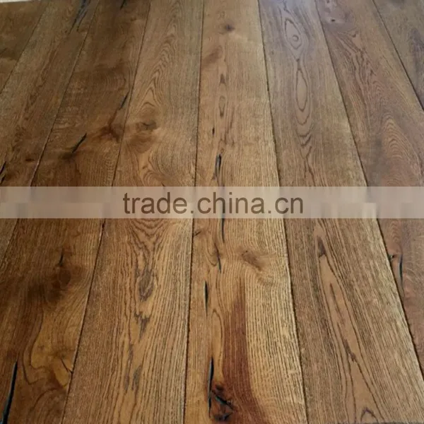 3-Layer Antique Engineered Oak Wood Flooring With Vintage Design photo-2