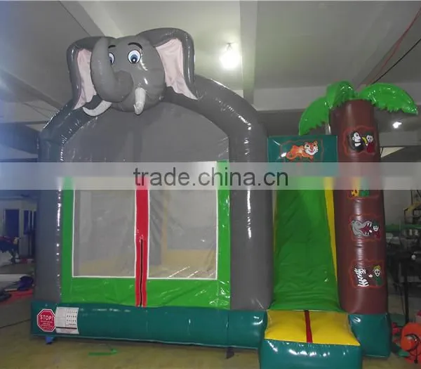 Lanqu Elephant Inflatable Bouncer Bounce n Party for Sale photo-2