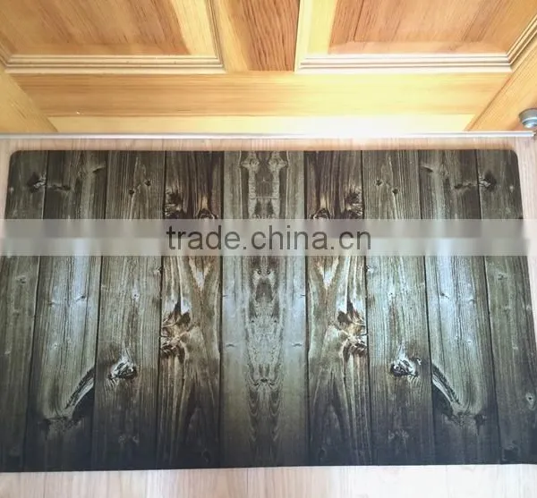 Vivid Printed Pattern Non Woven Polyester Kitchen Floor Mats photo-3