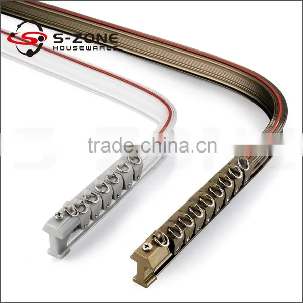 Interior Decoration Aluminium Curtain Track Curved photo-3
