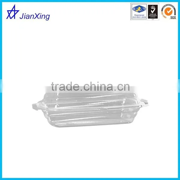 Disposable Plastic Clamshell Hot Dog Food Container Packaging photo-5